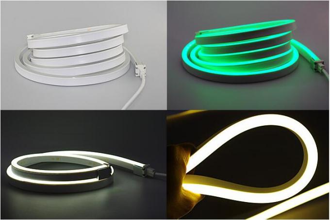 Lampu Tali Neon LED Flex Warna Tunggal 12W atau 7,2 W per Meter Dengan Aksesoris DIY Cerdas 6