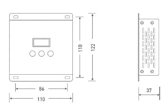 5A * 5 Saluran RGBWY LED Controller Output Tegangan Konstan DMX Decoder 4