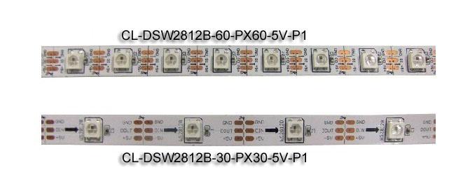 5VDC WS2812B Lampu Strip LED Digital Beralamat 30 piksel / M dan 30 LED / M 1