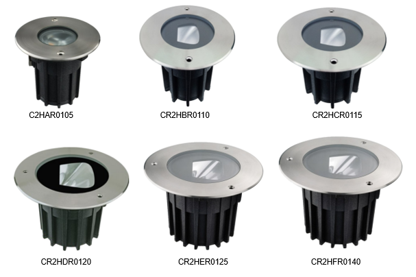COB Asimetris Lampu LED Inground Tersembunyi 5~40W 80LM/W 1