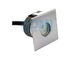 C2XAS0157 C2XAS0118 1 * 2W Penutup Persegi Lampu LED Inground Dengan Output Cahaya Asimetris 45 ° / 35 °