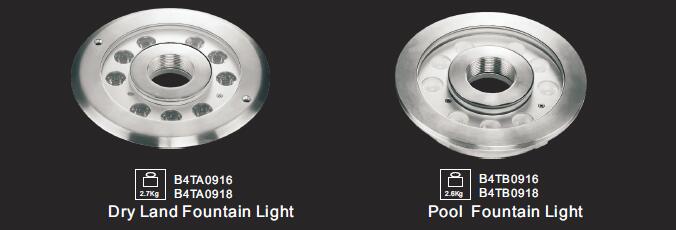 Submersible Nozzle Ring Fountain Light atau Central Ejective LED Pool Lamp Untuk Pertunjukan Tari Air Musik 1