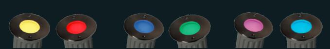 1 * 3W lensa Honeycomb Tertanam LED Inground Spot light dengan Penutup Bulat 1