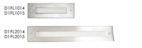 Tegangan rendah 24V atau 110~240VAC Linear Stair Outdoor Lighting White Print Glass Soft Beam 195mm 1