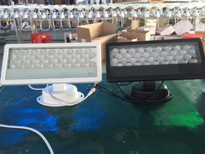 110V - 240VAC Input Led Flood Lamps Outdoor 36W DMX512 Warna Tunggal RGB RGBW Dengan Layar 0