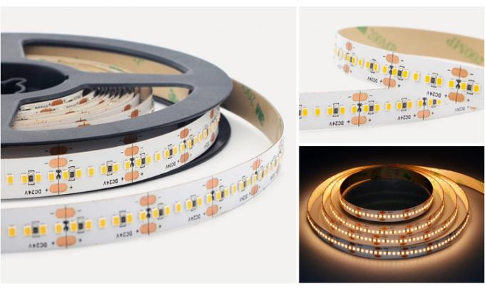 24VDC 2216 SMD Led Strip Tape Lights 300 LED / M Output Cahaya Mulus CRI90 CRI95 Tinggi 2