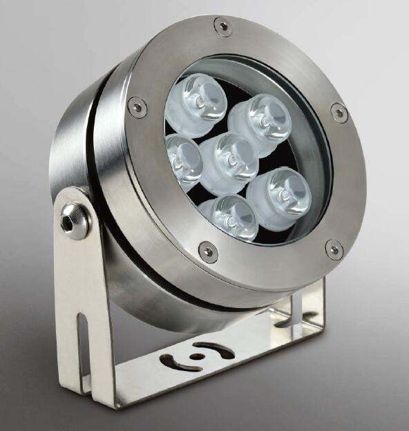 Lampu LED Air Mancur Bawah Air 24VDC 1 * 2W Bahan Stainless Steel SUS 316 0