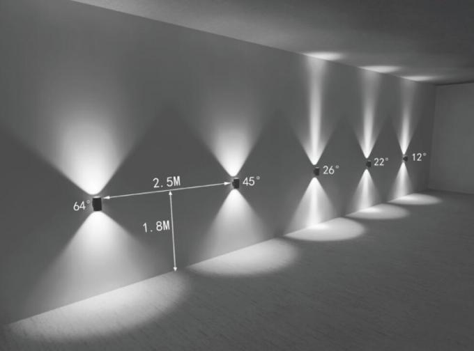Lampu Dinding Arsitektur Eksterior / Interior 30W IP65 Untuk Uplighting Dan Downlighting 0