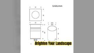 Lampu Tanah LED COMI 6W Pencahayaan Arsitektur IP67