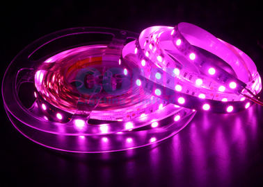 5050 LED Strip Lights Warna Merah Muda 25000K, 12/24 Volts Led Light Strips 12mm FPC
