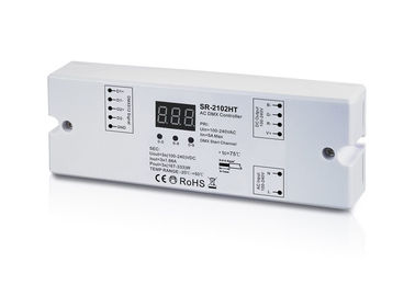 100-240V AC Input 3CH High Voltage DMX512 Controller untuk RGB High Voltage LED Strip