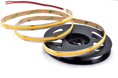 24VDC COB Lampu Strip LED Fleksibel 10W / M Konsumsi Daya Mendukung Dimmer
